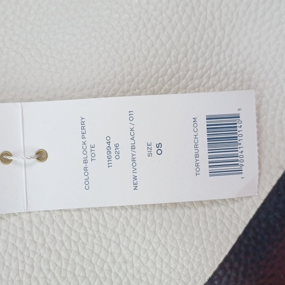 Tory Burch Perry Colorblock Tote NWT - Picture 4 of 7